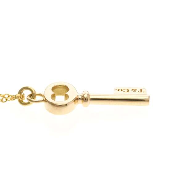 Tiffany Oval Key Necklace Pink Gold (18K) No Stone Women,Men Fashion Pendant ... - Picture 5 of 14